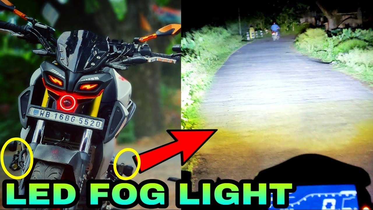 Yamaha MT 15 LED Fog Light Install | MT 15 Headlight Modification | mt 15 top crazy modification |