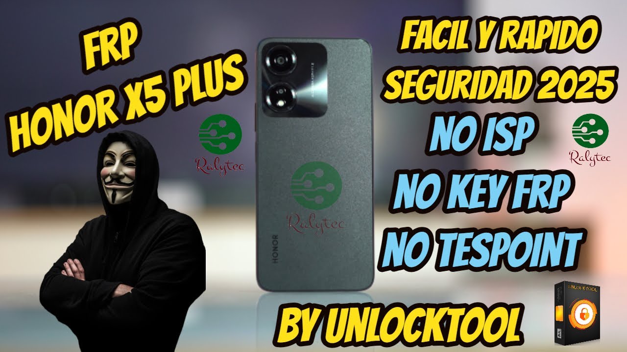 Quitar Cuenta Google FRP Honor X5 Plus Facil 2025 || No ISP | No TestPoint | No Key || by Unlocktool