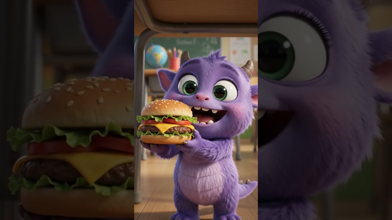 The Monster Took My Lunch! 👹🍔😂 | Naughty Town 3D