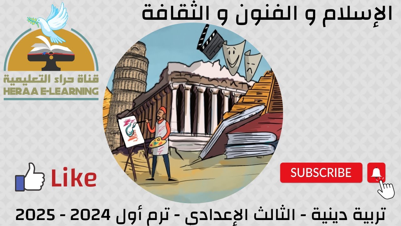 الإسلام والثقافة والفنون | التربية الأسلامية ثالثه إعدادي