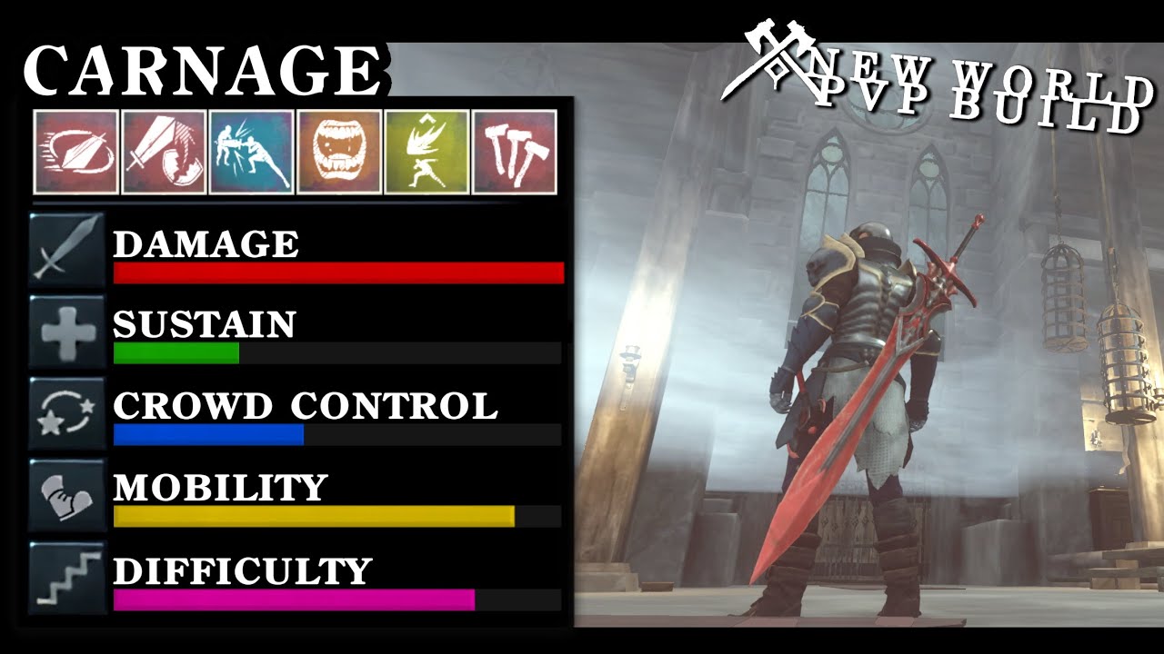 New World PvP Build - Carnage
