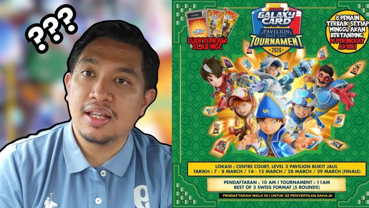 Tips and trick untuk ke Monsta Galaxy Card Tournament Pavilion Bukit Jalil 2026 #monstagalaxycard