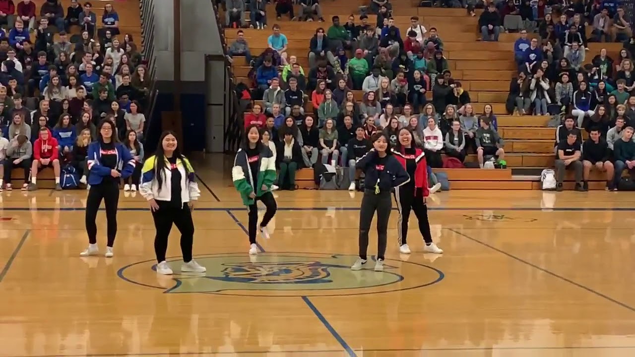 kpop/american music pep assembly performance!