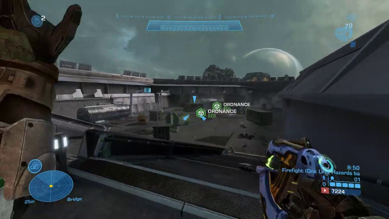 Halo MCC PC: Solo Firefight on Courtyard [Legendary] [One Life]