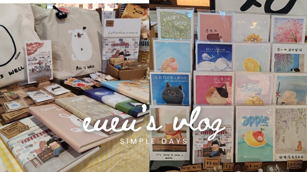 Simple Days: Running a Pop-Up Booth as Small  Business Owner, Taobao & Public Garden Buys, New Month
