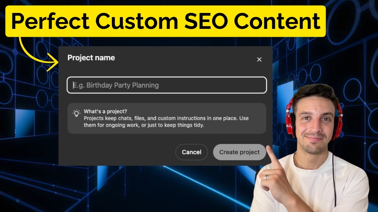 Как использовать проекты в GPT для SEO-контента (обучите этому на своем сайте)