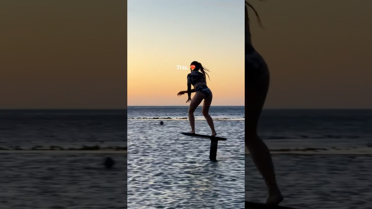 Pumpfoiling in a Tidal Pool! 😳🧜🏼&zwj;♀️#campsbay #Capetown #Southafrica #sportsgirl #satisfying #surf