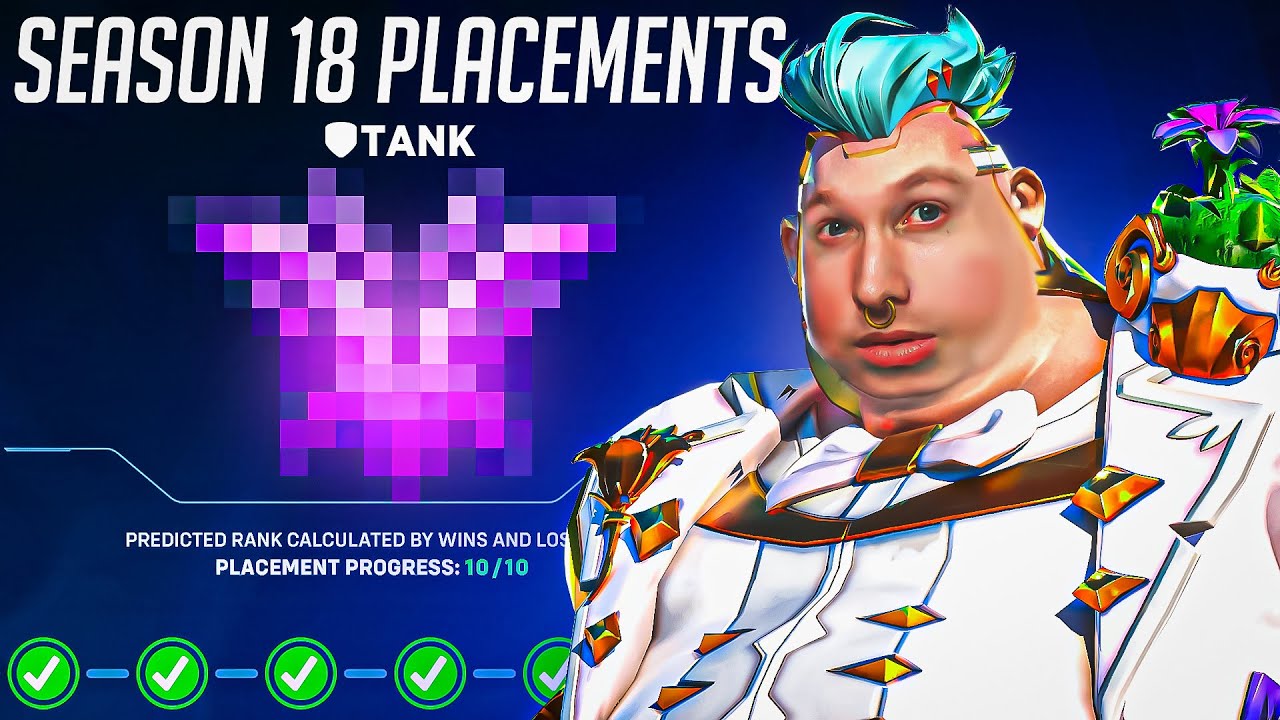 I Finished My TANK Placements in SEASON 18 of Overwatch 2!!