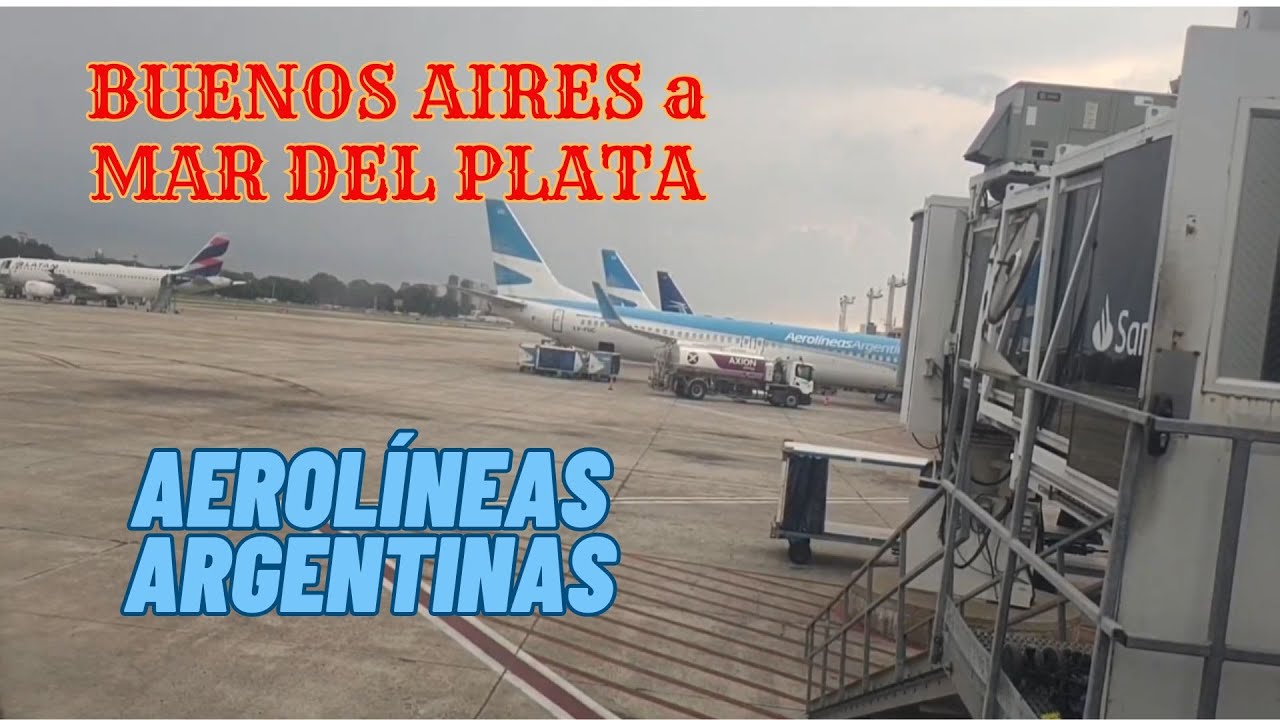 AEROLÍNEAS ARGENTINAS - Premium Economy - BUENOS AIRES (Aeroparque) a MAR DEL PLATA - Embraer 190