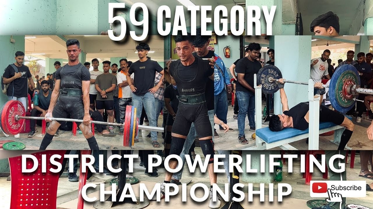 "Unstoppable Force: Dominating the Powerlifting District Competition with Gold"🥇
