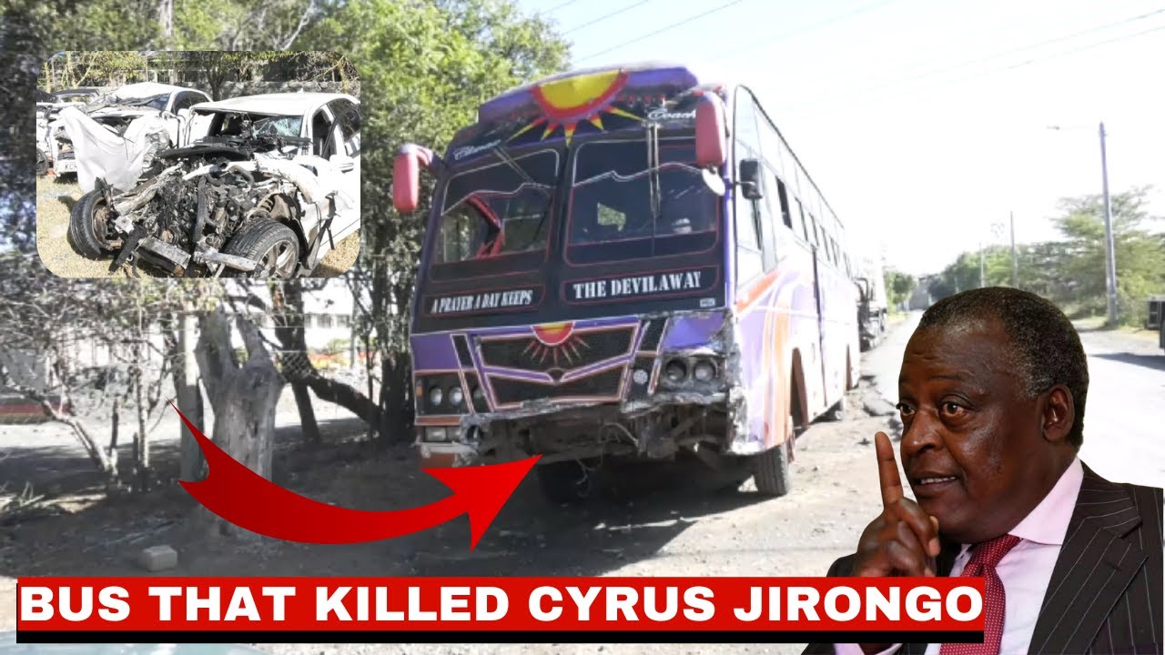 SEE HOW FORMER LUGARI MP CYRUS JIRONGO WAS HIT BY THIS BUS ALONG NAIROBI-NAKURU HIGHWAY ACCIDENT