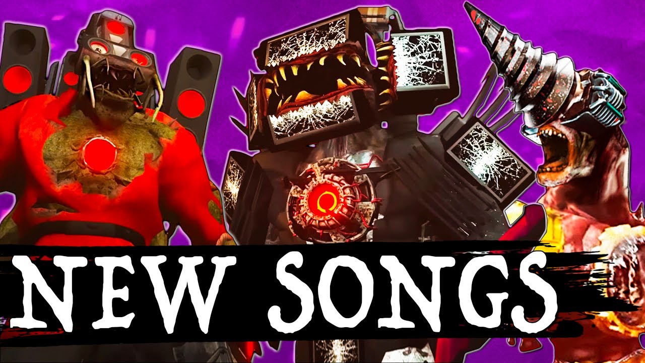 TOP 6 SKIBIDI TOILET SONGS (All zombies) Titan tv man Speakerman Drillman + Jugernaut Astro toilet