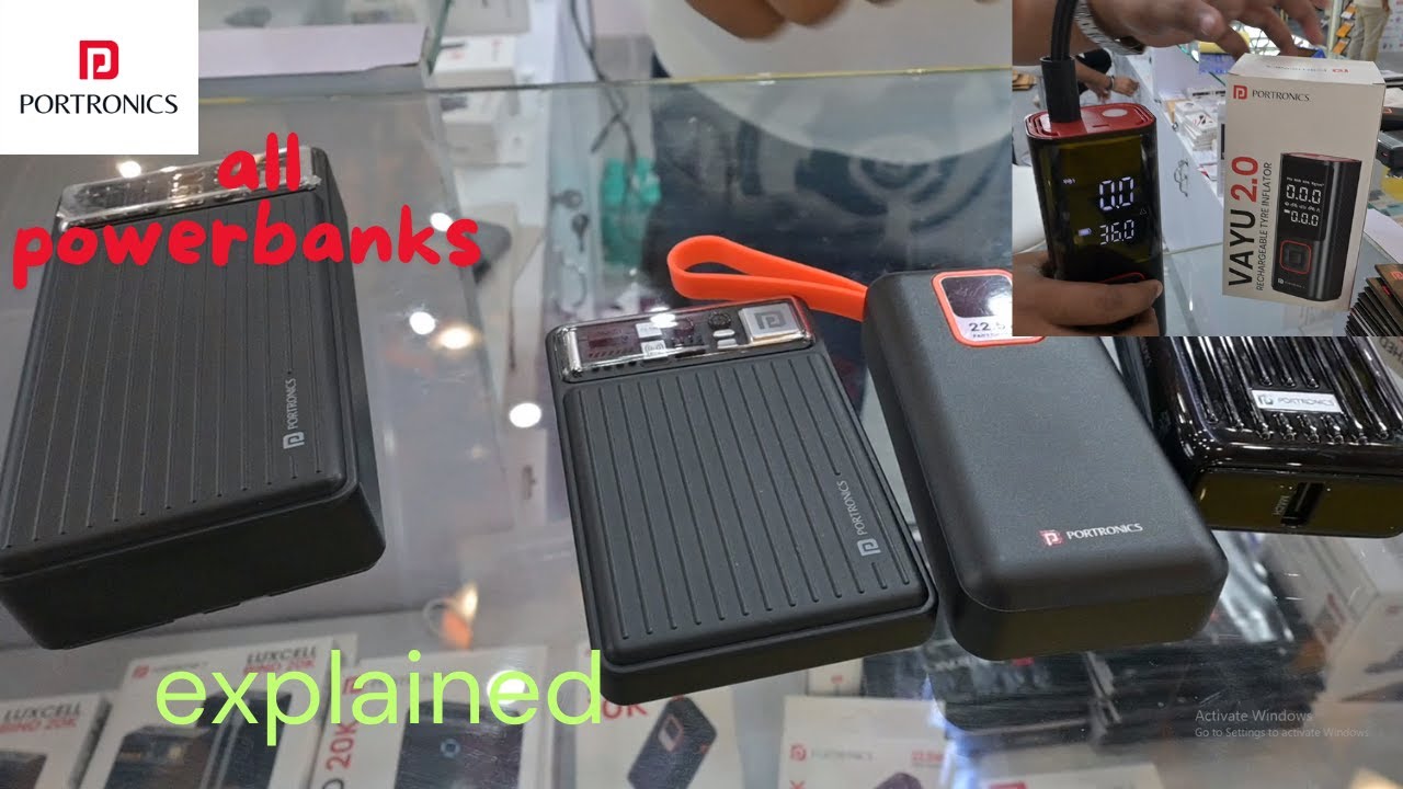 portronics all power bank explained at yashobhumi dwarka consumer electronics expo 2024