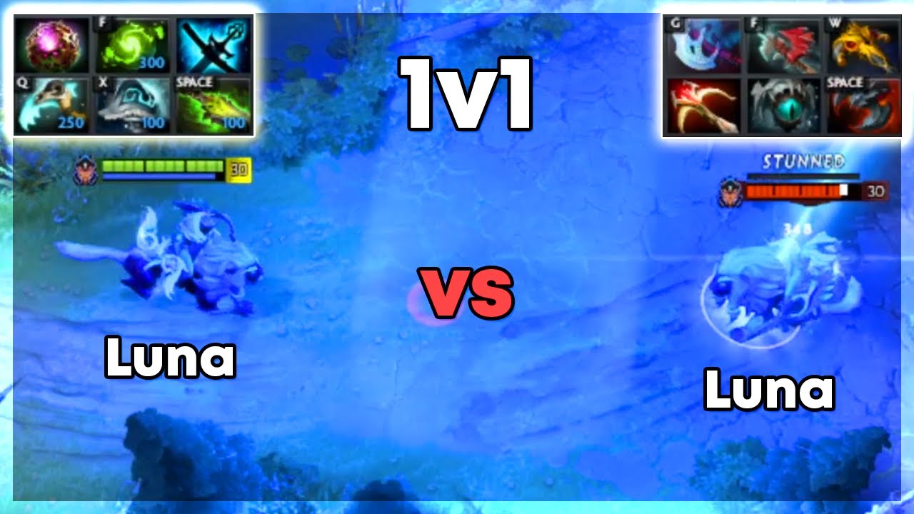 Magic Luna vs Physical Luna | Level 30 Dota 2 1v1 | Who Will Win?