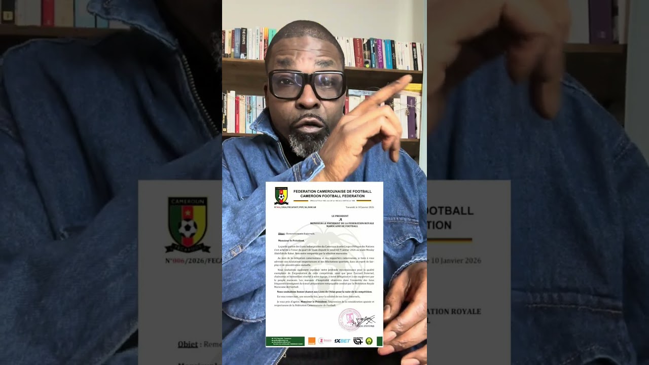 Samuel Eto’o félicite la fédération Royal marocaine de football 