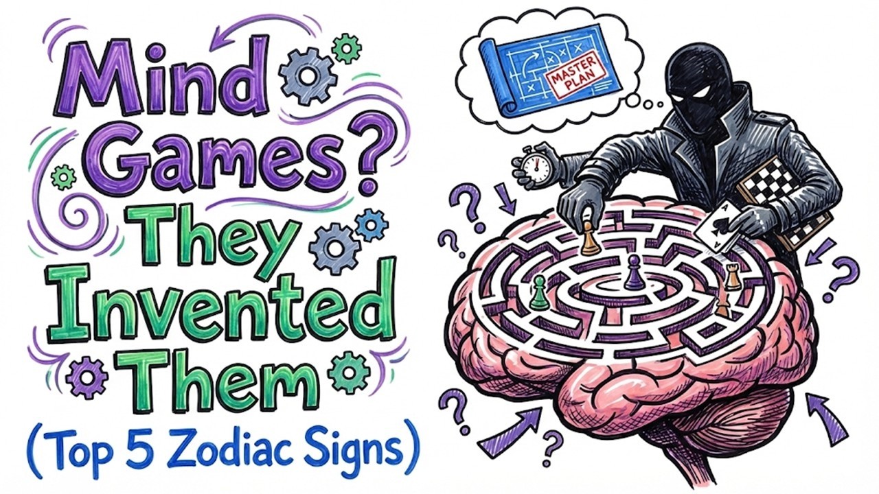 Mind Games? They Invented Them || Top 5 Zodiac Signs