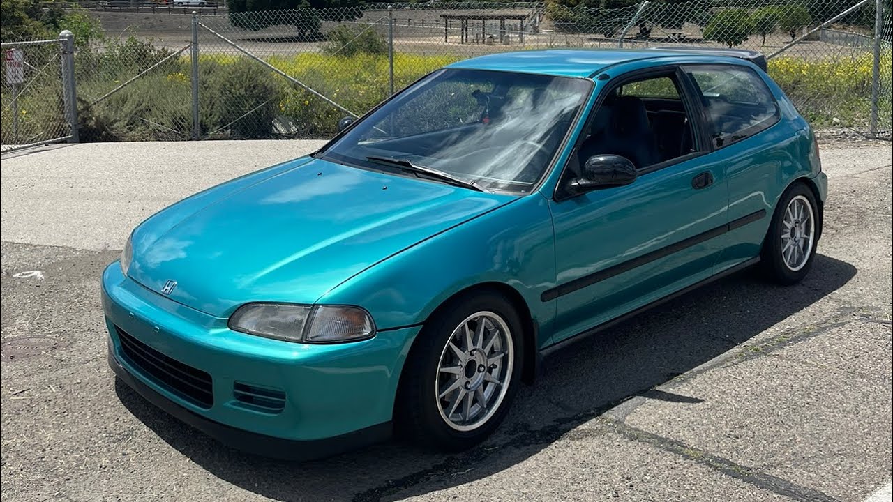Honda Civic EG Hatch Mugen Twin Loop Exhaust