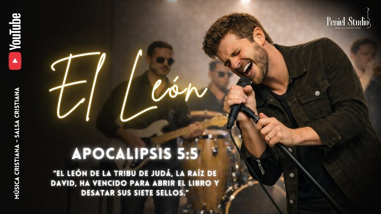 EL León - El León de Judá (Apocalipsis 5:5) | Peniel Studio | Música Cristiana Salsa