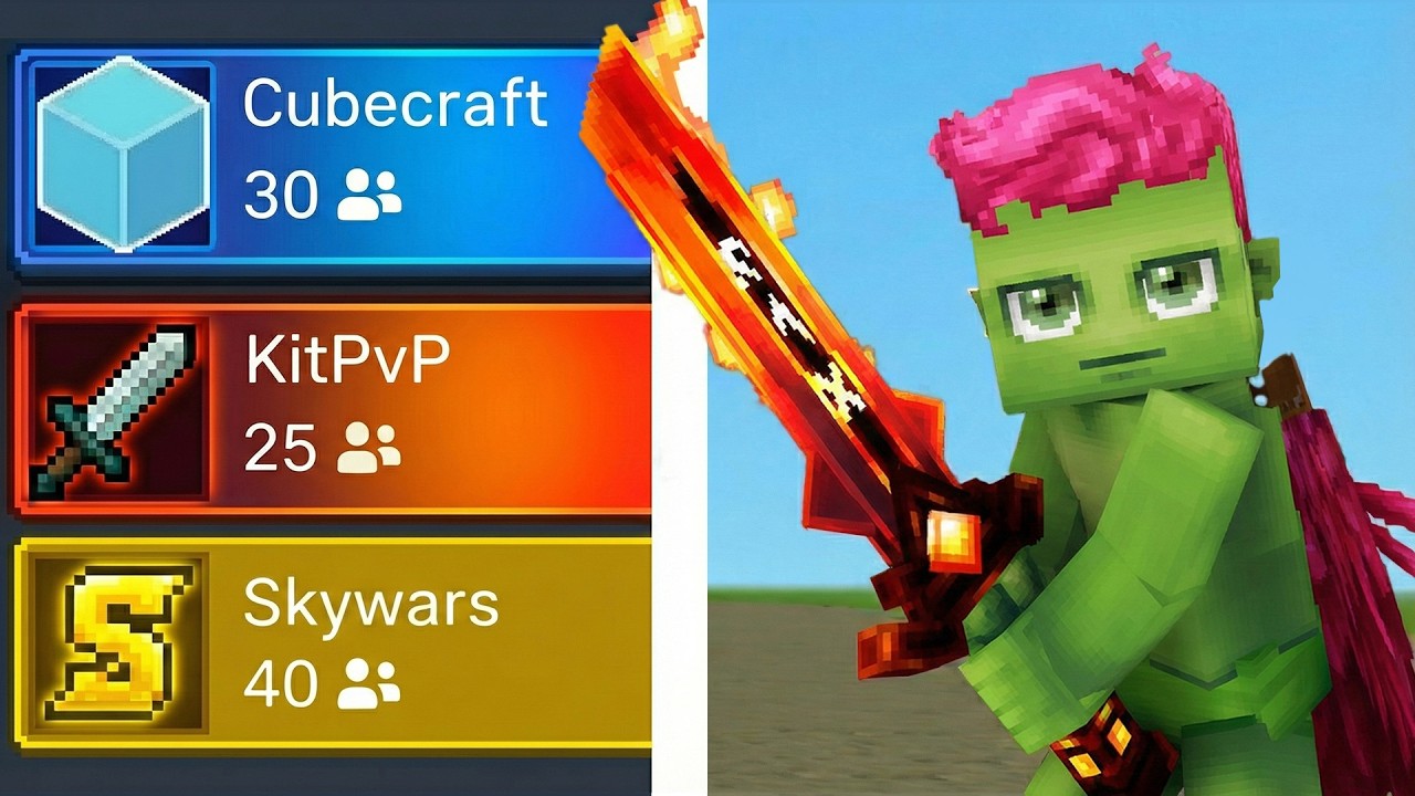 Probé los MEJORES SERVERS de Hytale