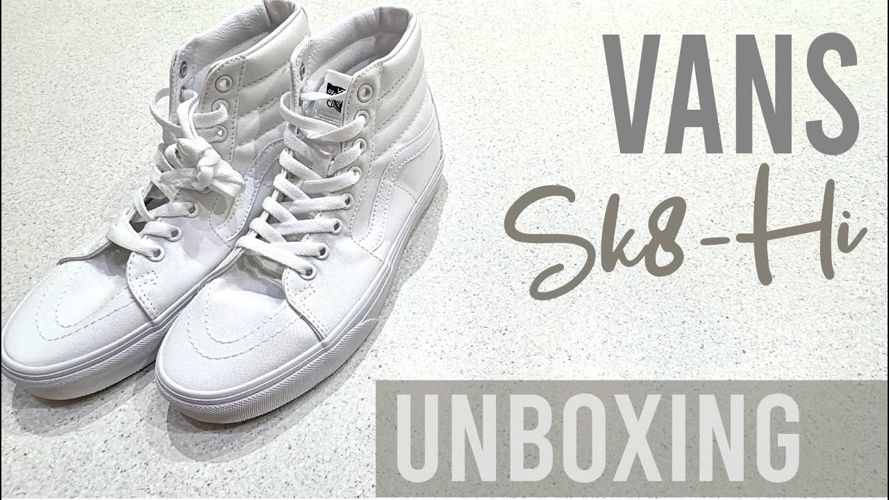Tenis Vans Sk8-Hi | Unboxing en español