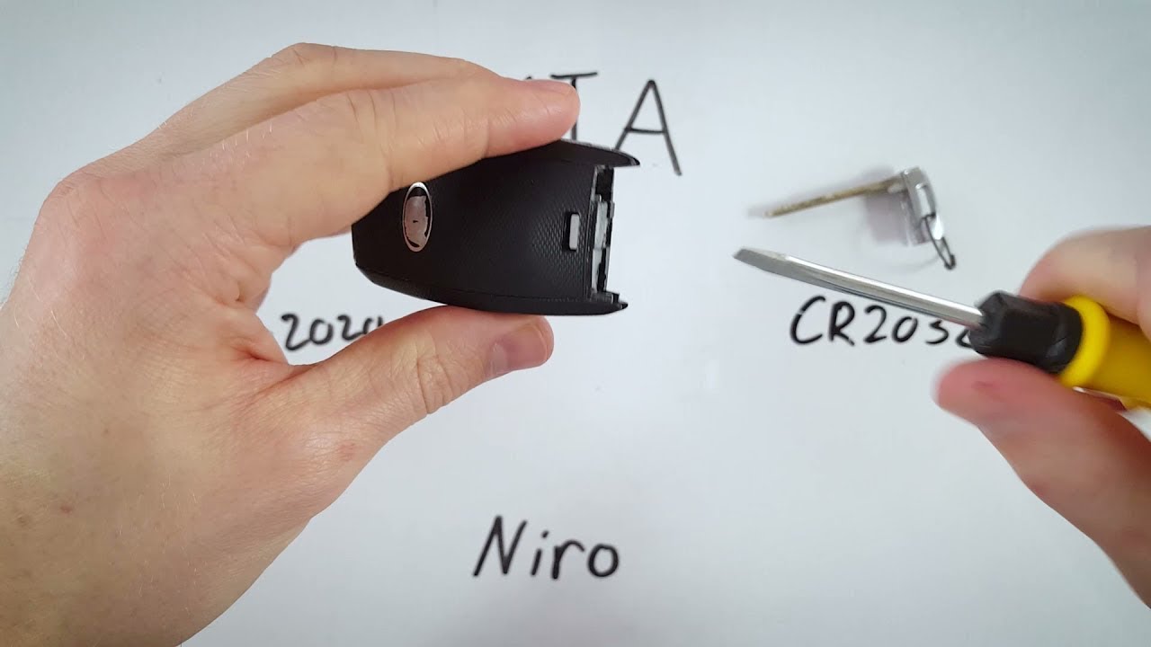 Замена батареи брелока Kia Niro (2017–2020)