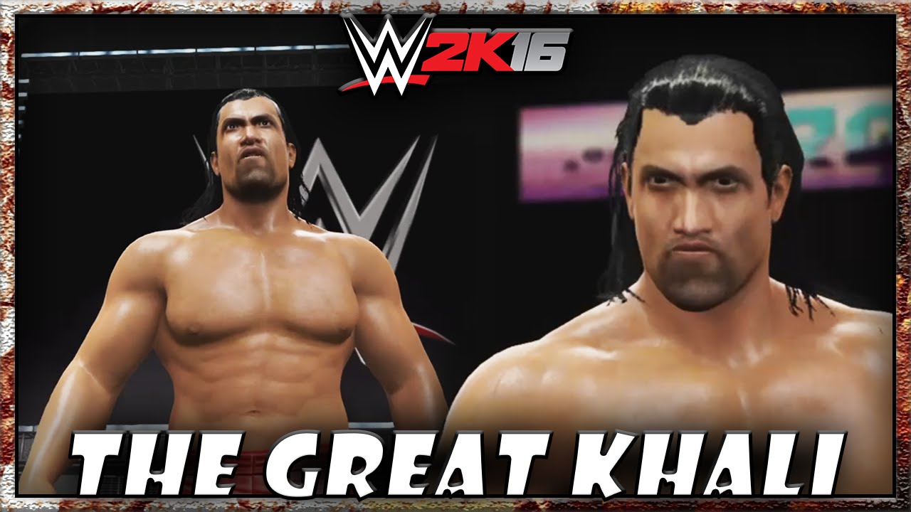 WWE 2K16 The Great Khali CAW Formula + Entrance & Finisher