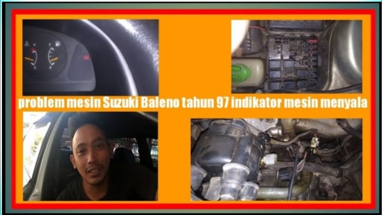 Cara mendiagnosa kerusakan mesin Efi pada mobil Suzuki Baleno 97