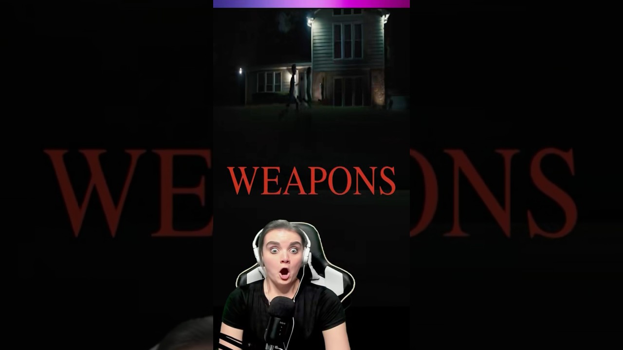 I&rsquo;m Terrified! 😳😬 #weapons #weaponsreaction #movietrailers #reaction #trailerreactions