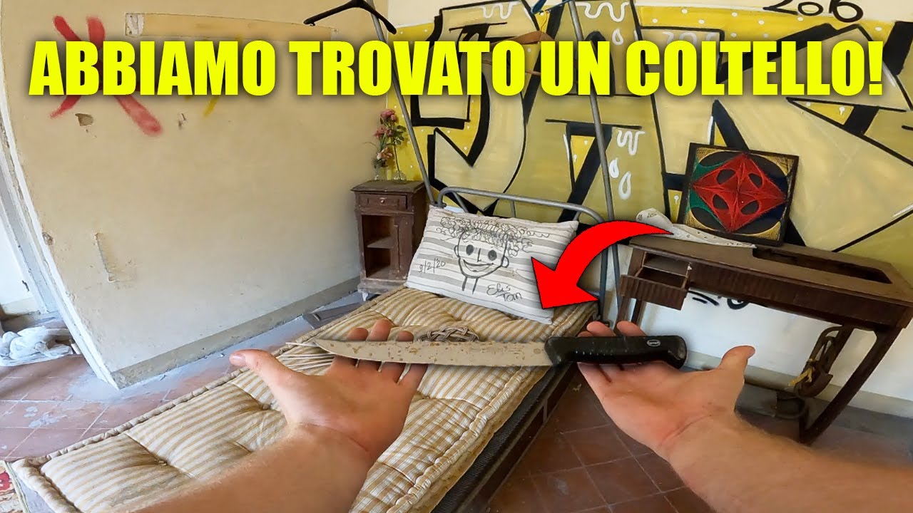 ESPLORAZIONE DI UN ISTITUTO PER BAMBINI ABBANDONATO - NON CI CREDO ABBIAMO TROVATO UN COLTELLO!