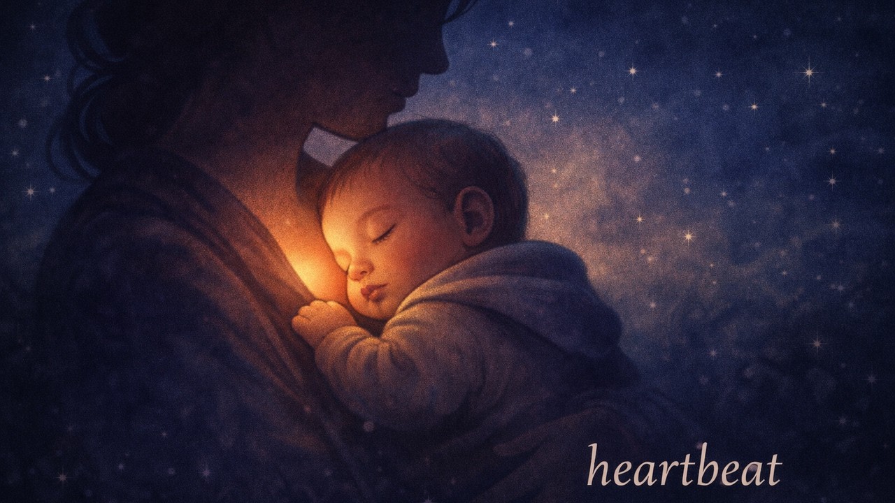 The Sound Babies Remember — Gentle Womb Heartbeat (2 Hours)