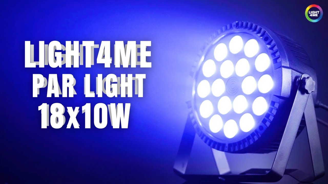 LIGHT4ME PAR RGBW 18x10W -  reflektor sceniczny LED
