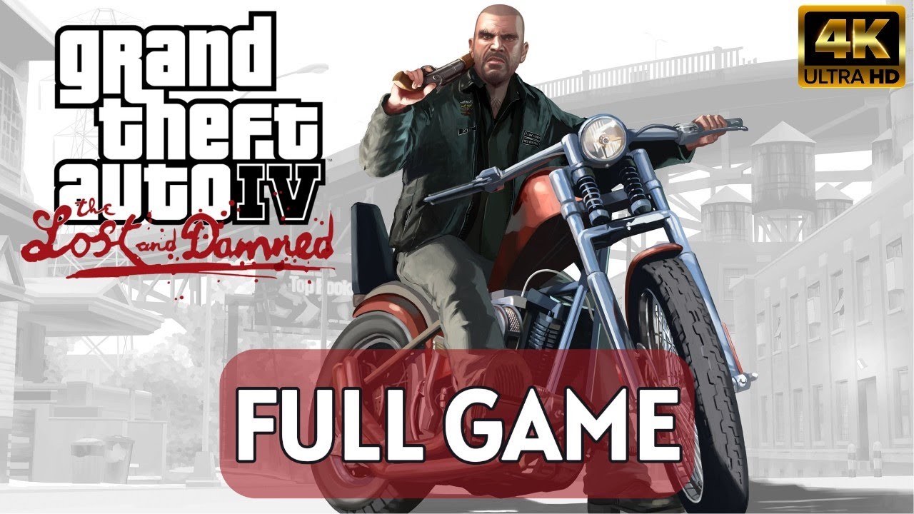GTA 4 The Lost and Damned Gameplay Walkthrough Full Game (No Commentary) 4K 60FPS