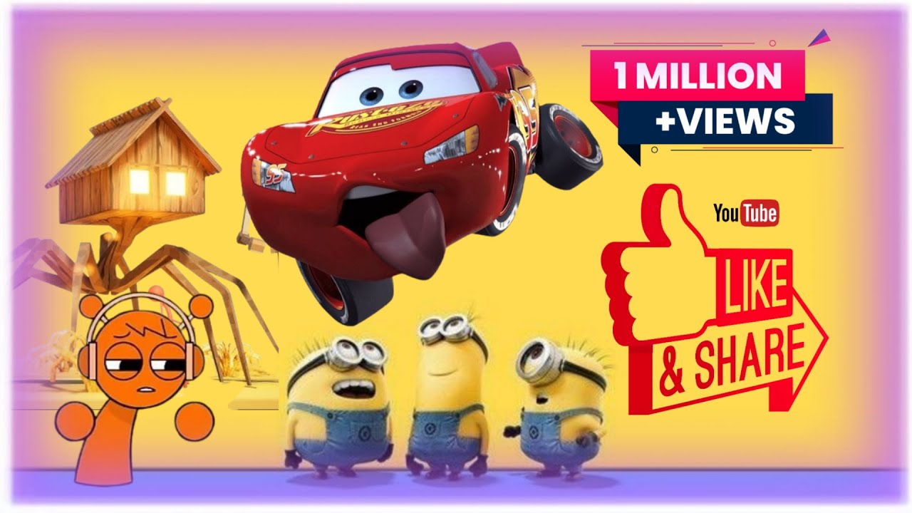 🔥 Lightning McQueen FUNNY Moments! | Minions & Skibidi Characters Compilation
