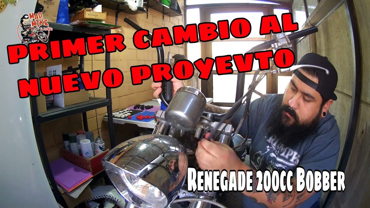 Cambio de Manillar / Proyecto UM Renegade #Bobber / MadMike