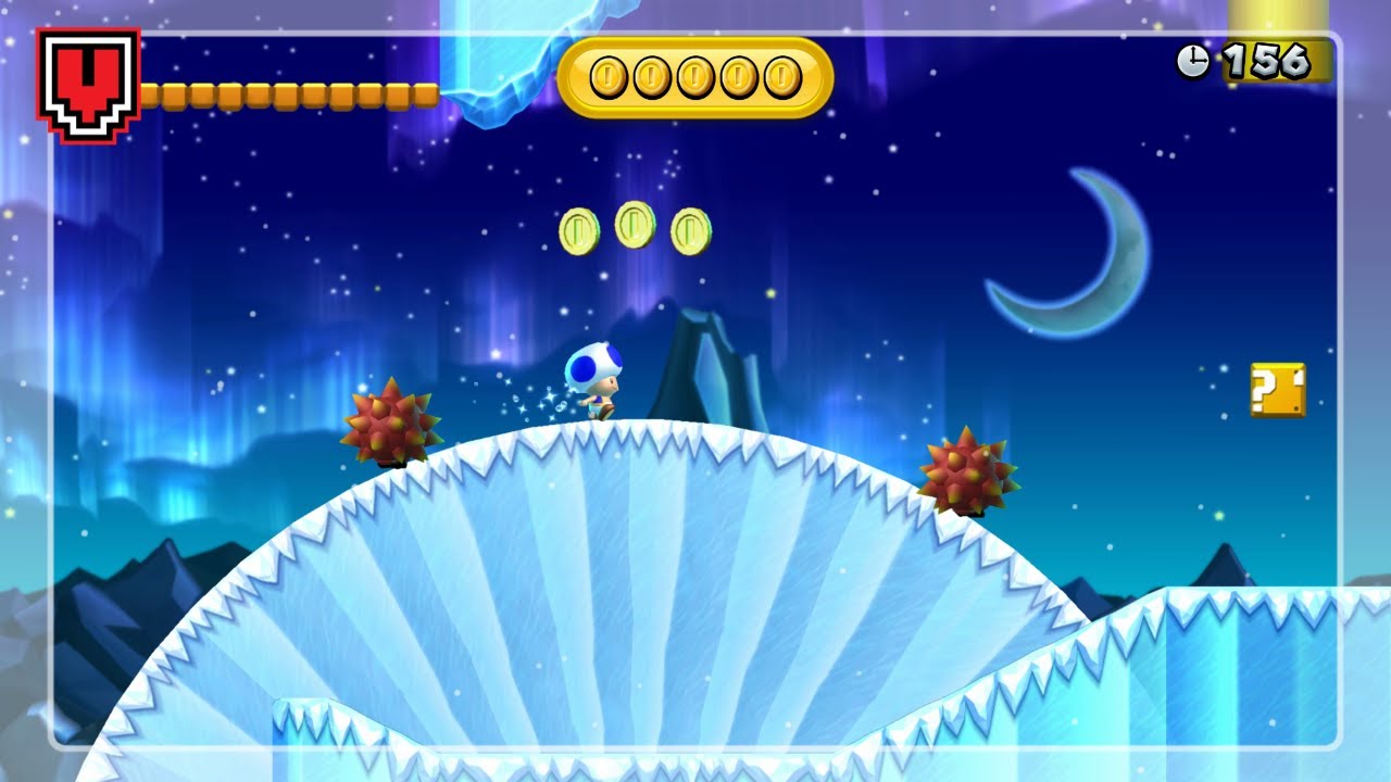 Prickly Goomba's Coinless Run (Gold medal) // NEW SUPER MARIO BROS U DELUXE walkthrough