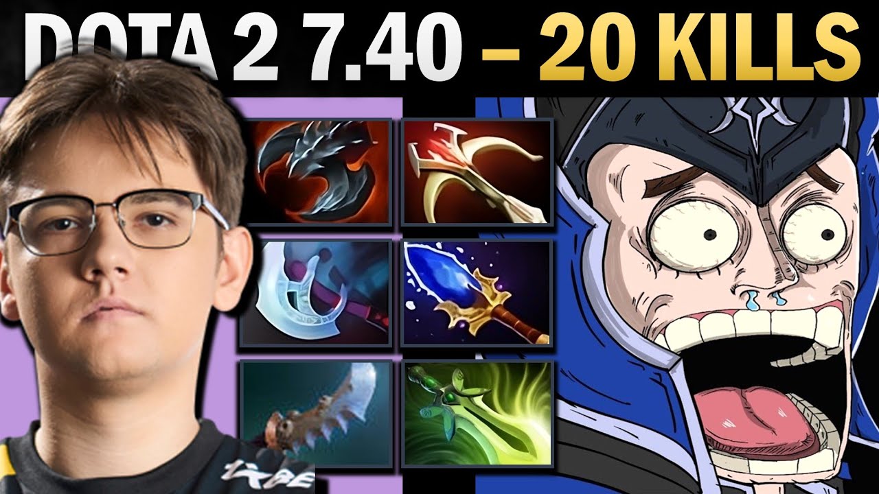 Luna Pro Carry with Satanic and 20 Kills - Gameplay Dota 2