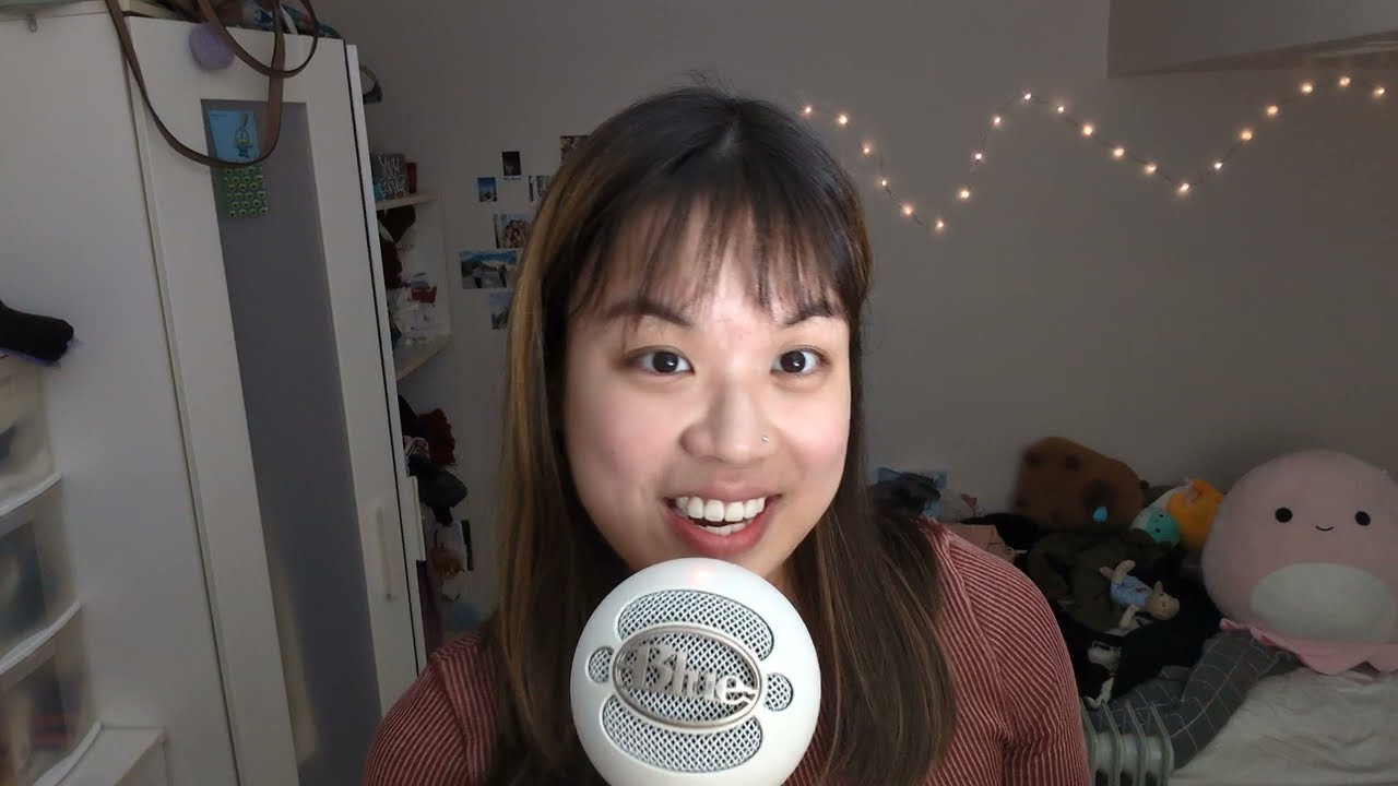 asmr blue snowball sound test + trigger words