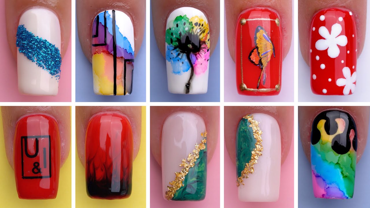 15+ Simple Nails Art Tutorial | New Nails Art Design | Olad Beauty