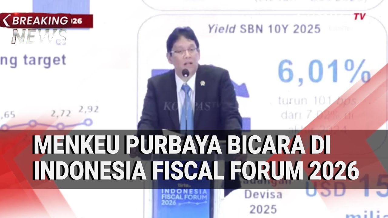 Menkeu Purbaya Bicara di Indonesia Fiscal Forum 2026