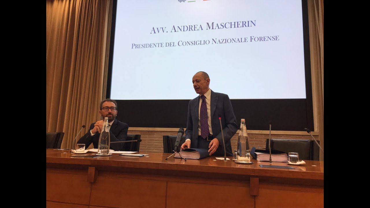 Intervento del Presidente del Consiglio Nazionale Forense Andrea Mascherin