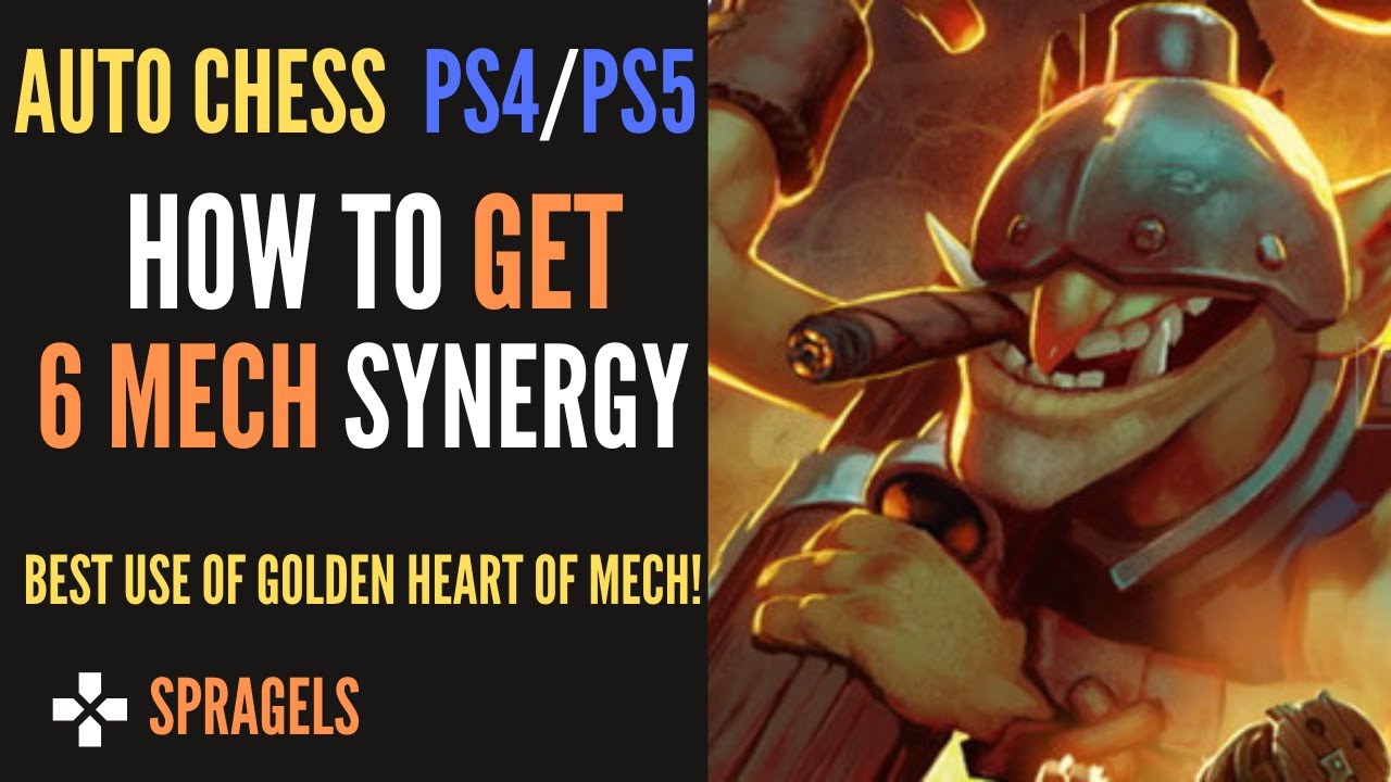 How to Get 6 Mech Synergy! Auto Chess PS4 PS5 *3 Star LEGENDARY Units*