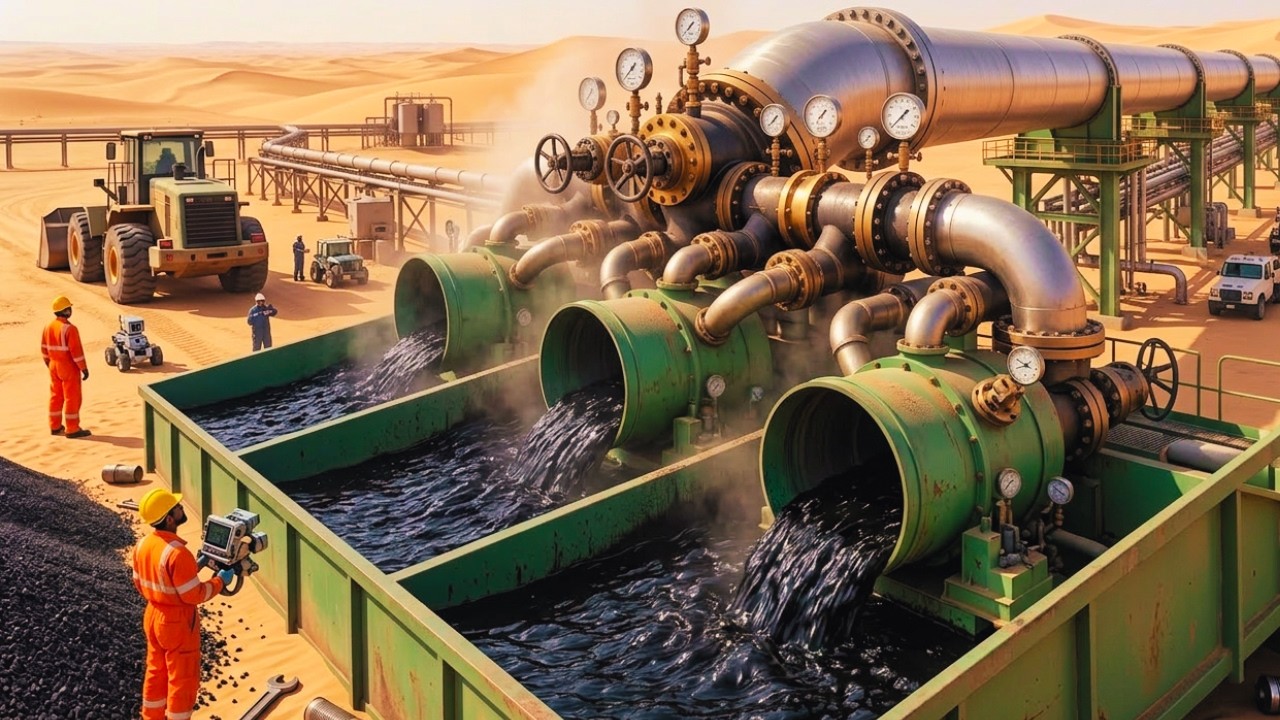 Inside an Oil Refinery: How Millions of Barrels of Crude Oil Become Gasoline .(Full Process)