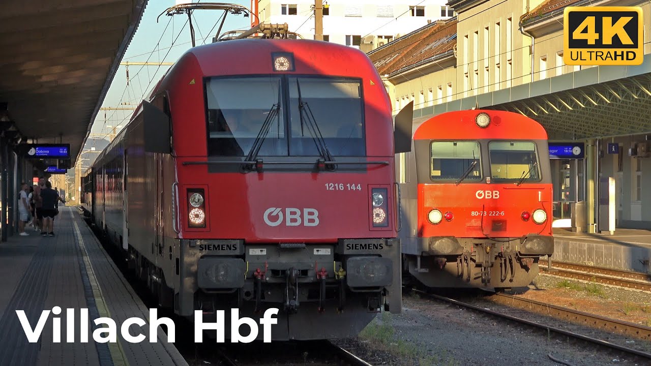 Österreichisch Züge Vlog #172 - Villach Hbf 07.09.2023