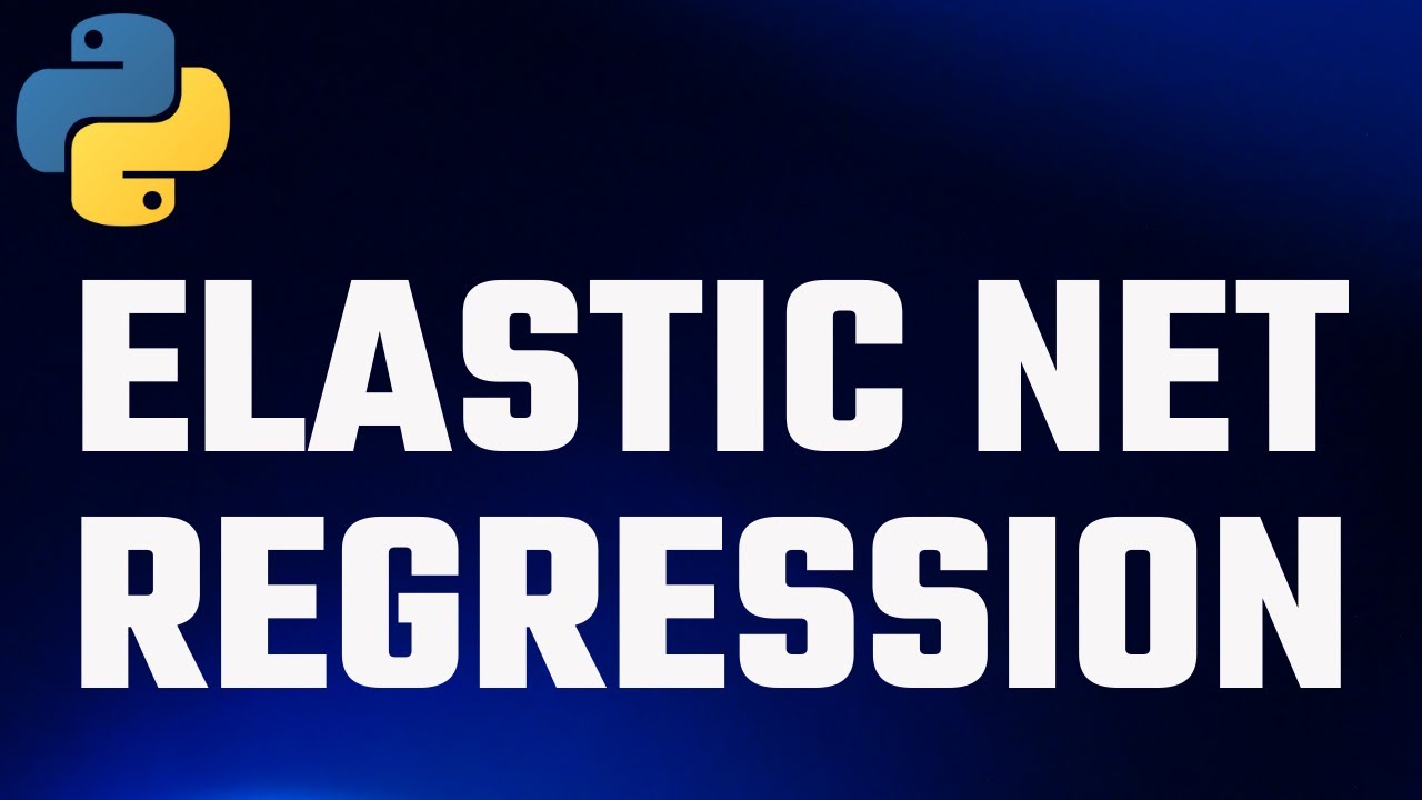 Elastic Net Regression | Machine Learning | Python