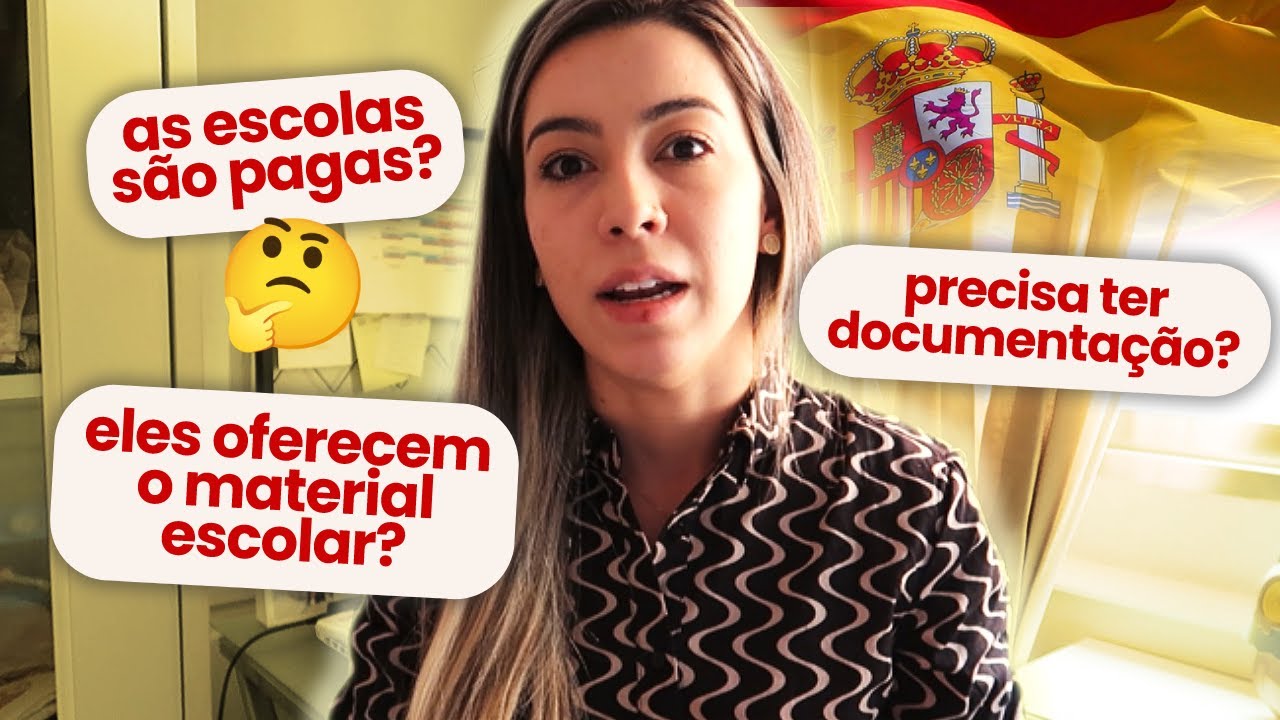 MEU FILHO BRASILEIRO PODE ESTUDAR NA ESPANHA? 🇪🇸 ESCOLA DE GRAÇA?