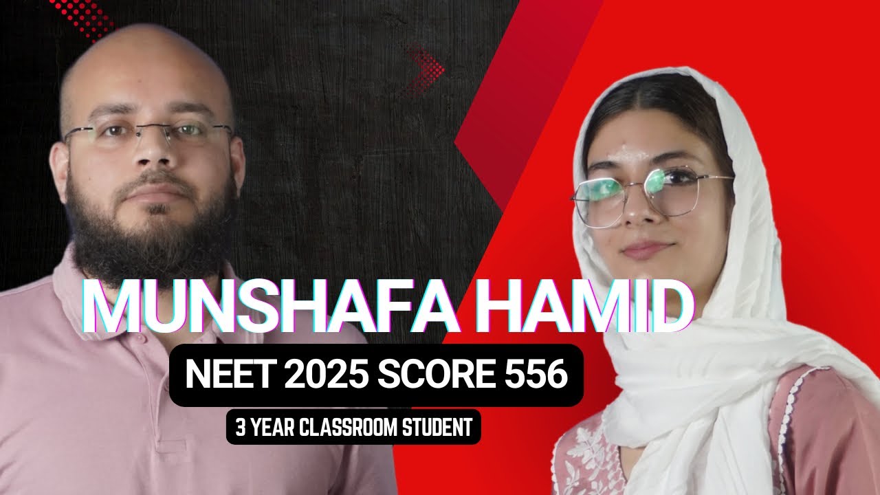 From RISE to NEET Success: Munshafa Hamid’s 556 Marks Story