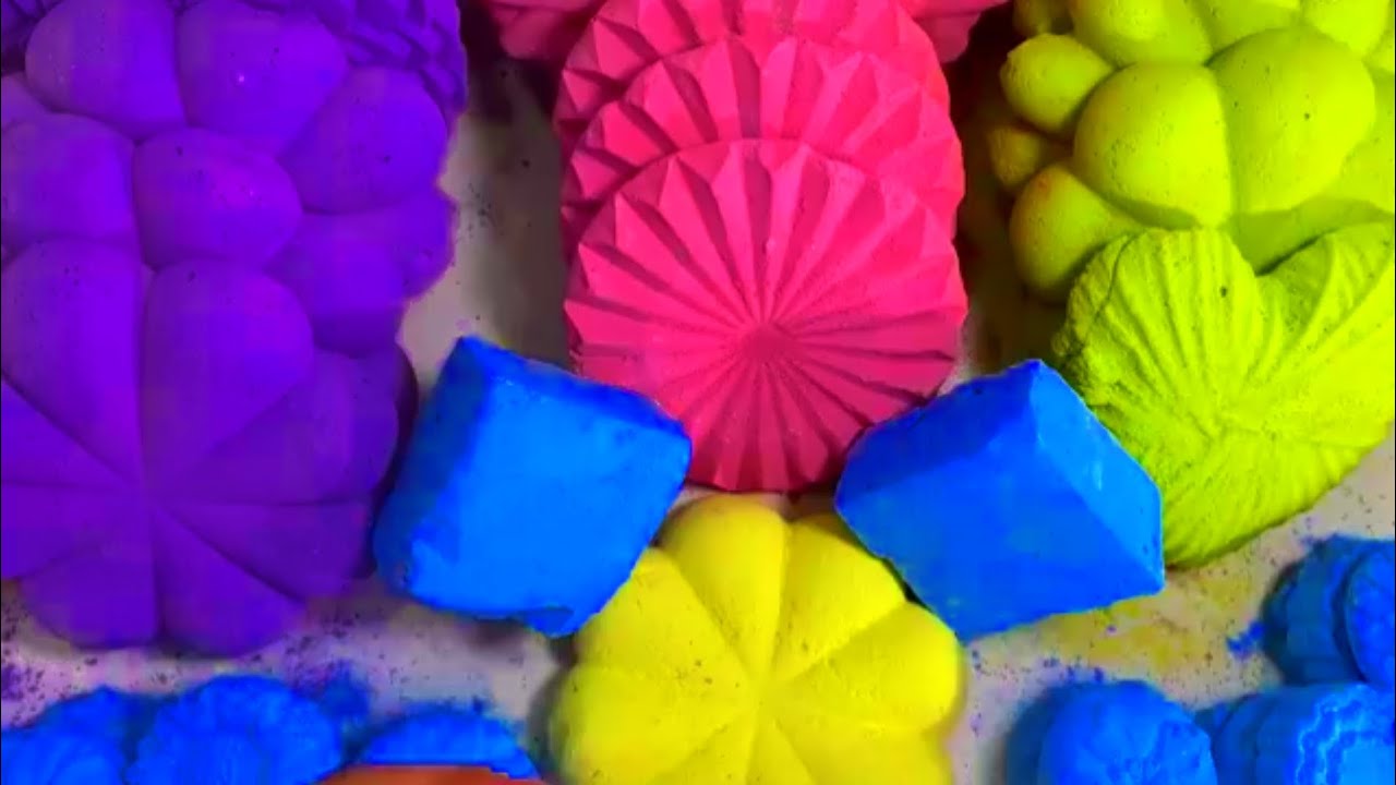multiple colours chalk deep colour 💜💙🩷💚🧡 @ASMRgymchalkIndonesia #asmr  #satisfying #gymchalk