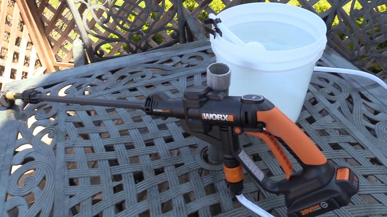 Worx HydroShot 20V Portable Power Cleaner