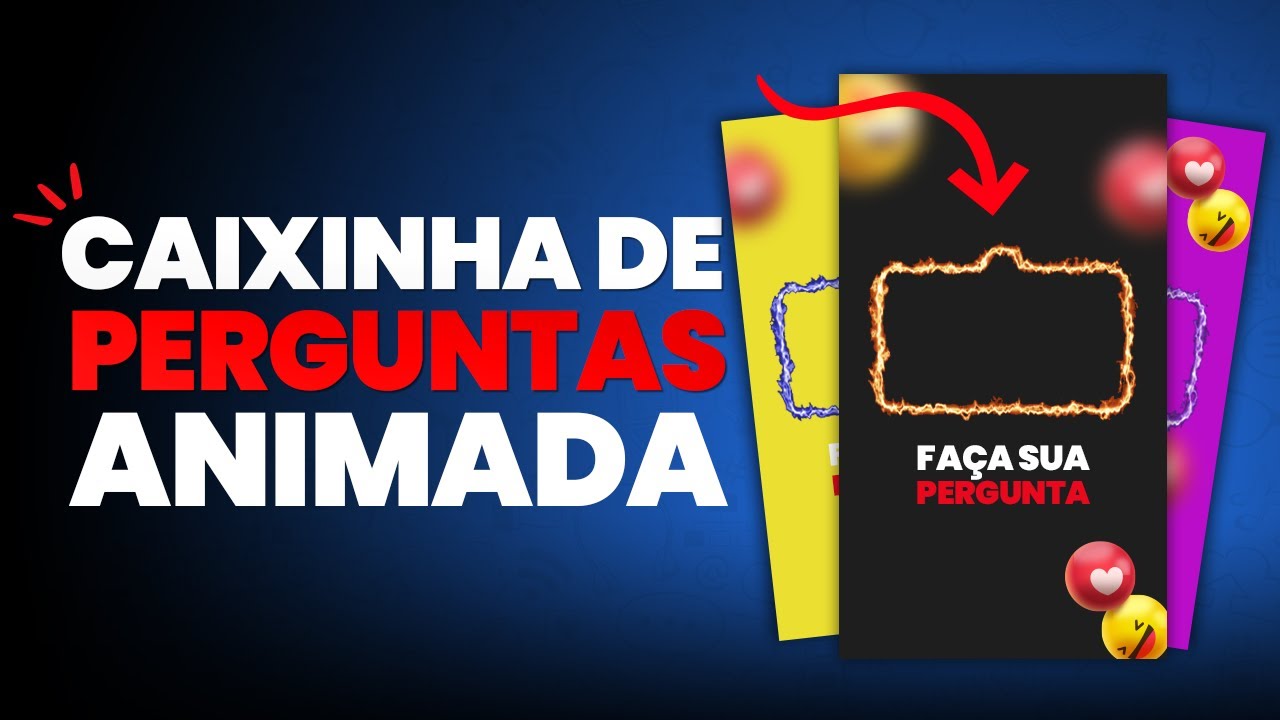 Como Criar Caixinha de Perguntas Animada para Stories do Instagram? 100% Grátis!