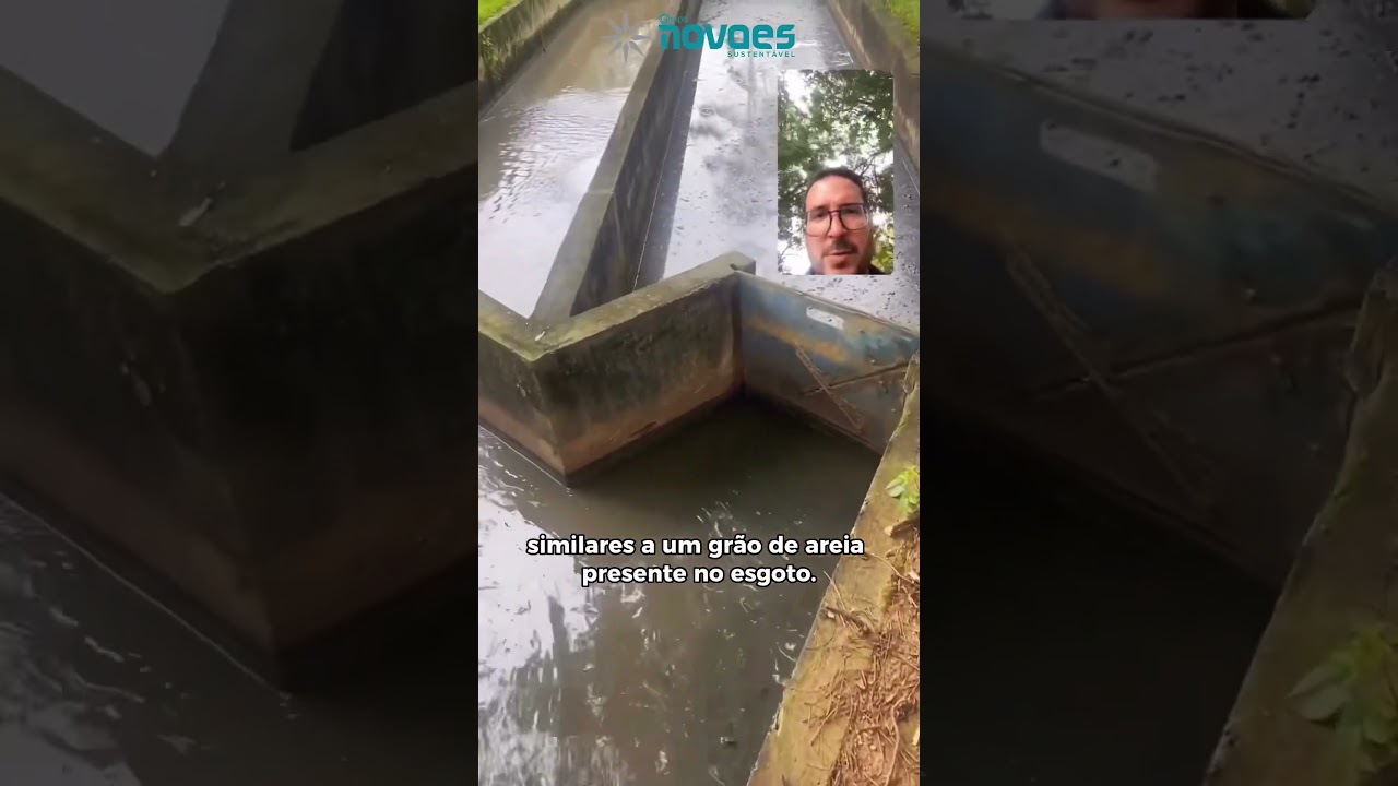 Vem ver como acontece a chegada de esgoto bruto em uma Estação de Tratamento de Esgoto (ETE)